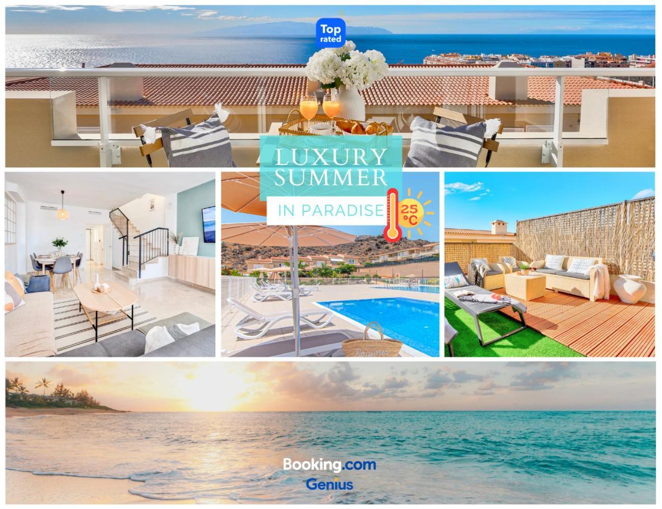 Black Beach Luxury Vacation House Puerto de Santiago  Dış mekan fotoğraf